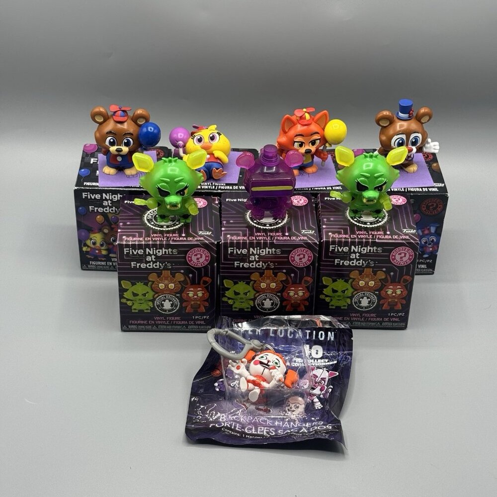 Five Nights At Freddy's FNAF Figure Lot Of 8 New Open Box